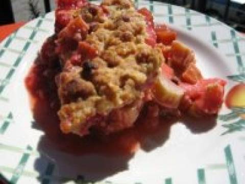 Rhubarb Crumble